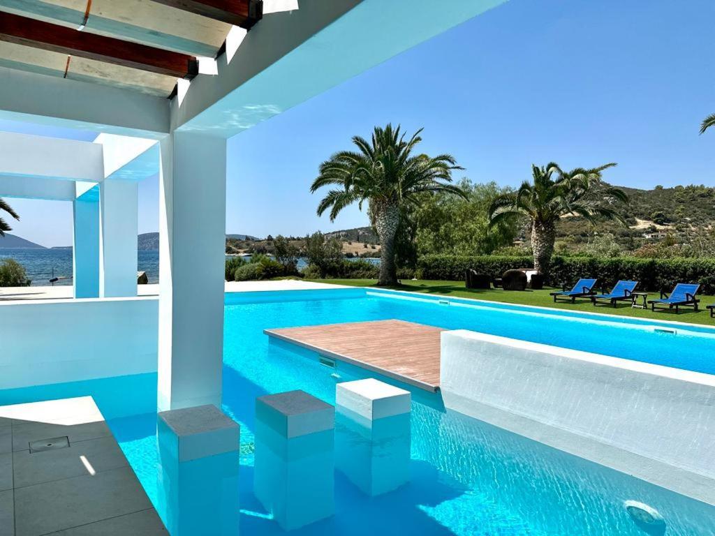Leblanc Luxurious Beachfront Villa, Gcollectiongr Ерміоні Екстер'єр фото